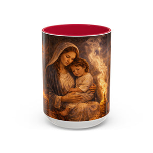 BSM51  Mary Ponders the Meaning of the Gifts Mug