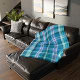 10CB  Colorful Plaid Blanket