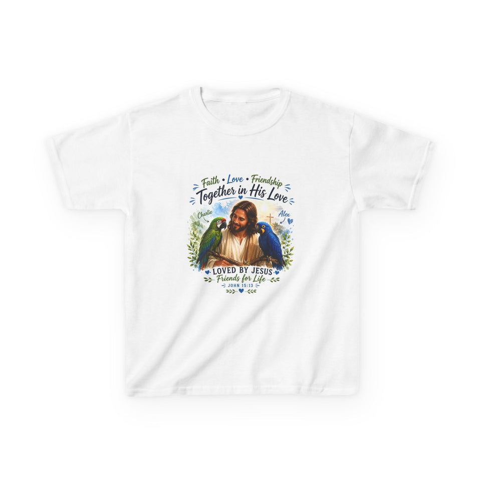 Together in His Love – Loved by Jesus Kids T-Shirt CA33