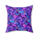 27PCF  Peacock Feather Pillow