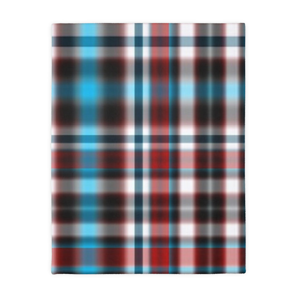 54CB  Colorful Plaid Blanket