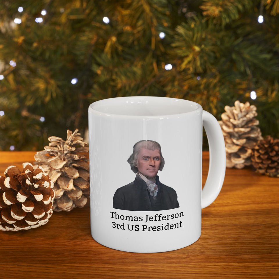6TJQM  Thomas Jefferson Historical Quote mug