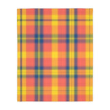 9CB  Colorful Plaid Blanket
