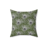 8PCF  Peacock Feather Pillow