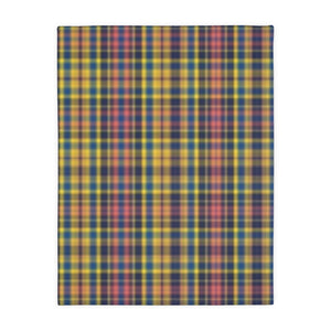 7CB  Colorful Plaid Blanket