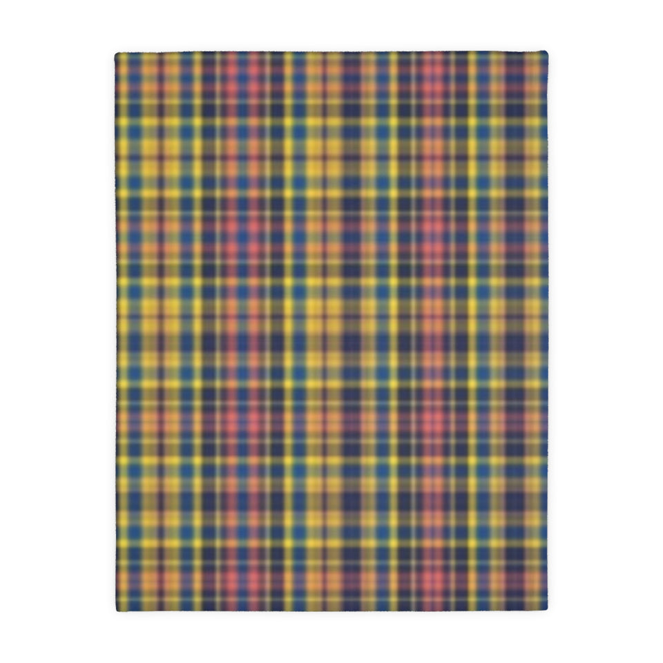 7CB  Colorful Plaid Blanket