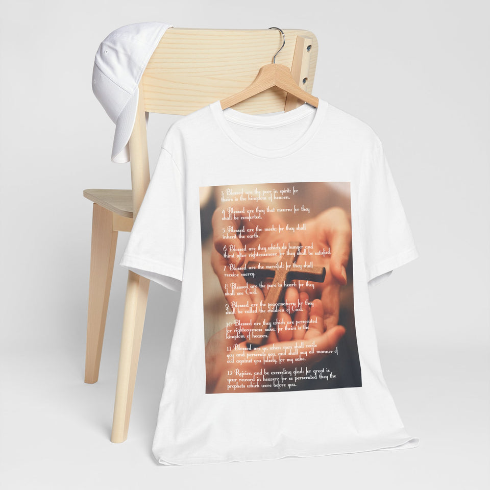 27CTS   Unisex Christian t shirt of the Beaitudes