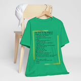 30CTS   Unisex Psalms 23 Christian t shirt