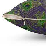 11PCF  Peacock Feather Pillow