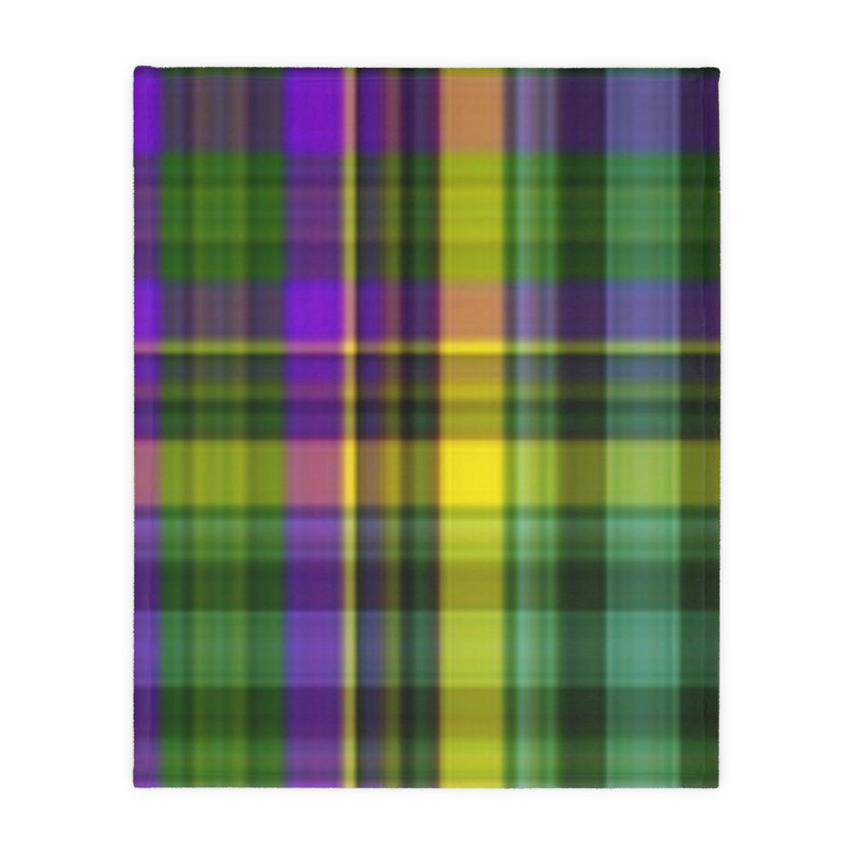 28CB  Colorful Plaid Blankets