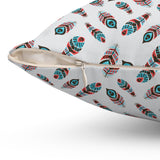 36PCF  Peacock Feather Pillow