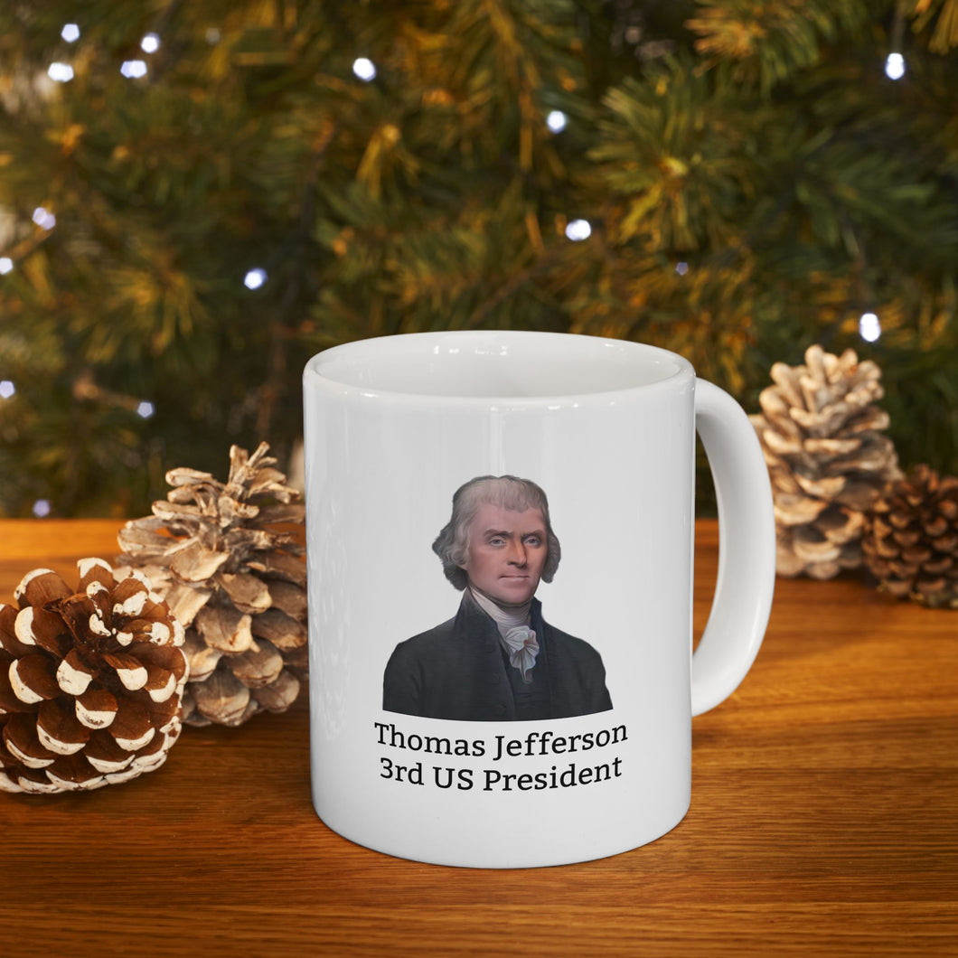 1TJQM  Thomas Jefferson Historical Quote Mug