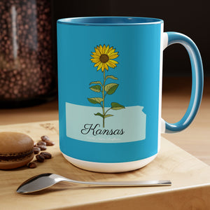 16SFM  Kansas State Flower Mug