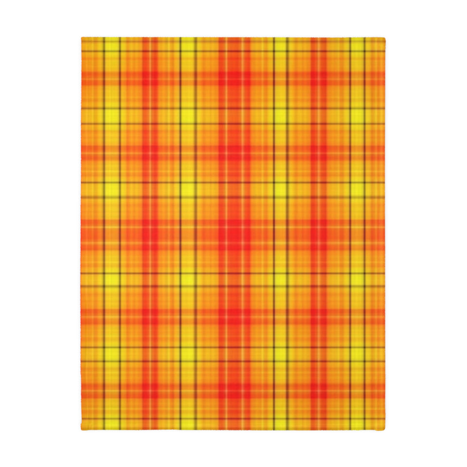 36CB  Colorful Plaid Blanket