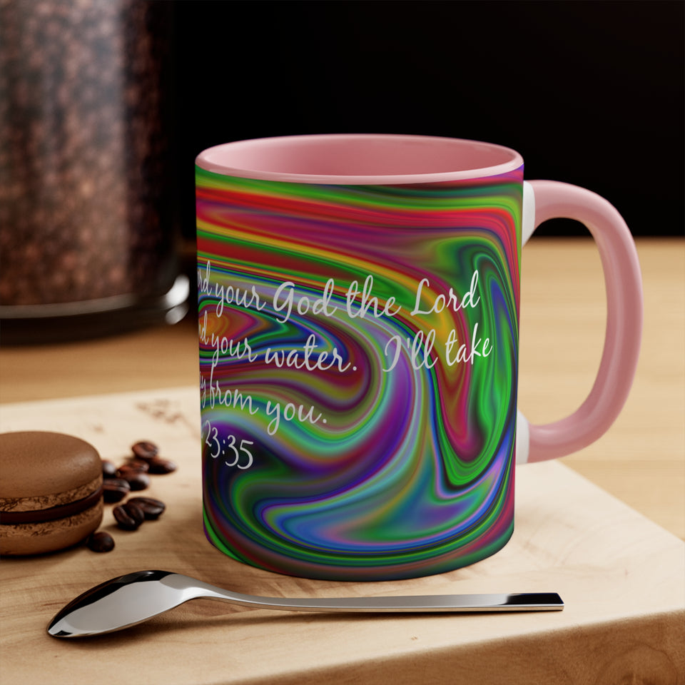 76CMSM  Colorful Marble Exodus 23:35 Mug