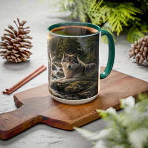 AM39  Majestic Wolf Mug