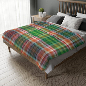 43CB  Colorful Plaid Blanket