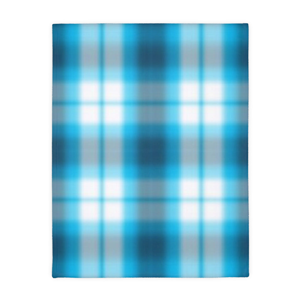 58CB  Colorful Plaid Blanket