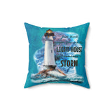 18LHP  Lighthouse Pillow