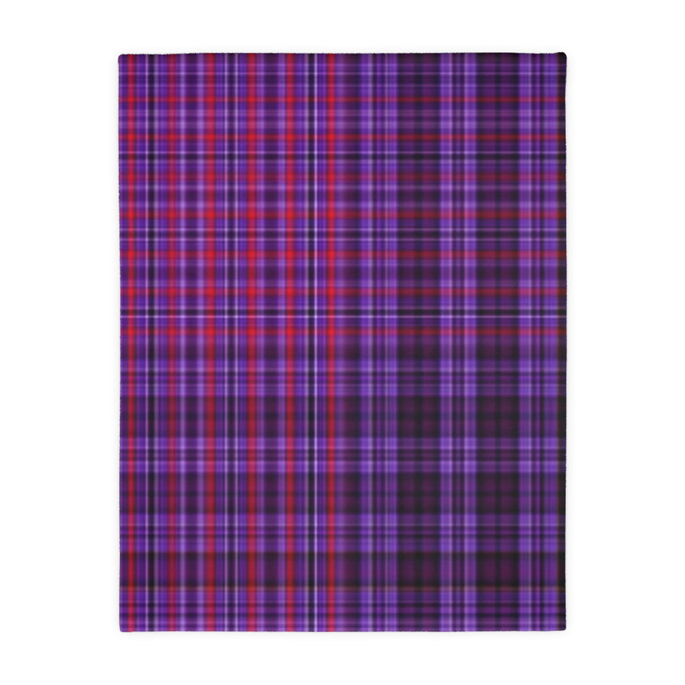 35CB  Colorful Plaid Blanket