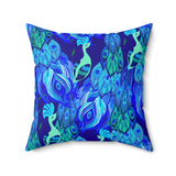 26PCF  Peacock Feather Pillow