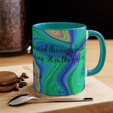 2CMSM Colorful Marble Ephesians 2:8 Mug