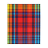 47CB  Colorful Plaid Blanket