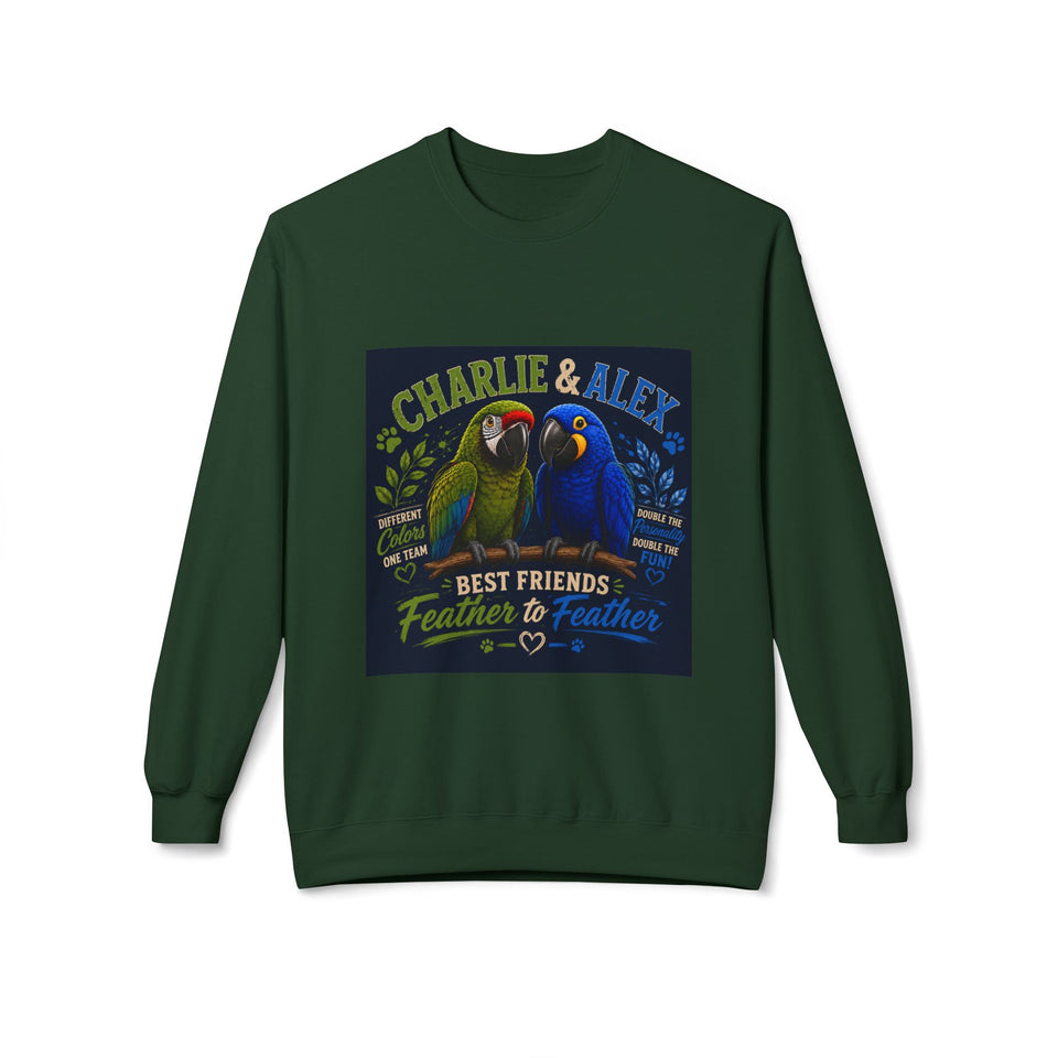Charlie & Alex “Best Friends – Feather to Feather” Sweatshirt CA15