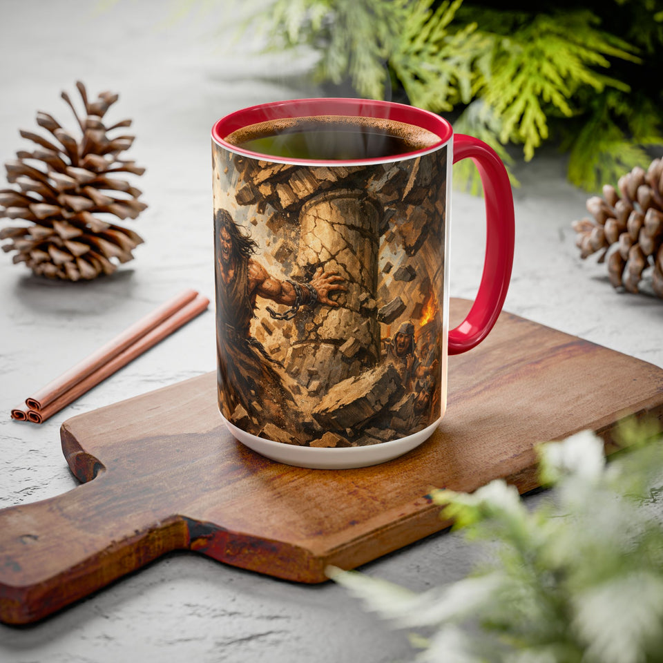 BSM35 Samson Destroying the Temple Mug