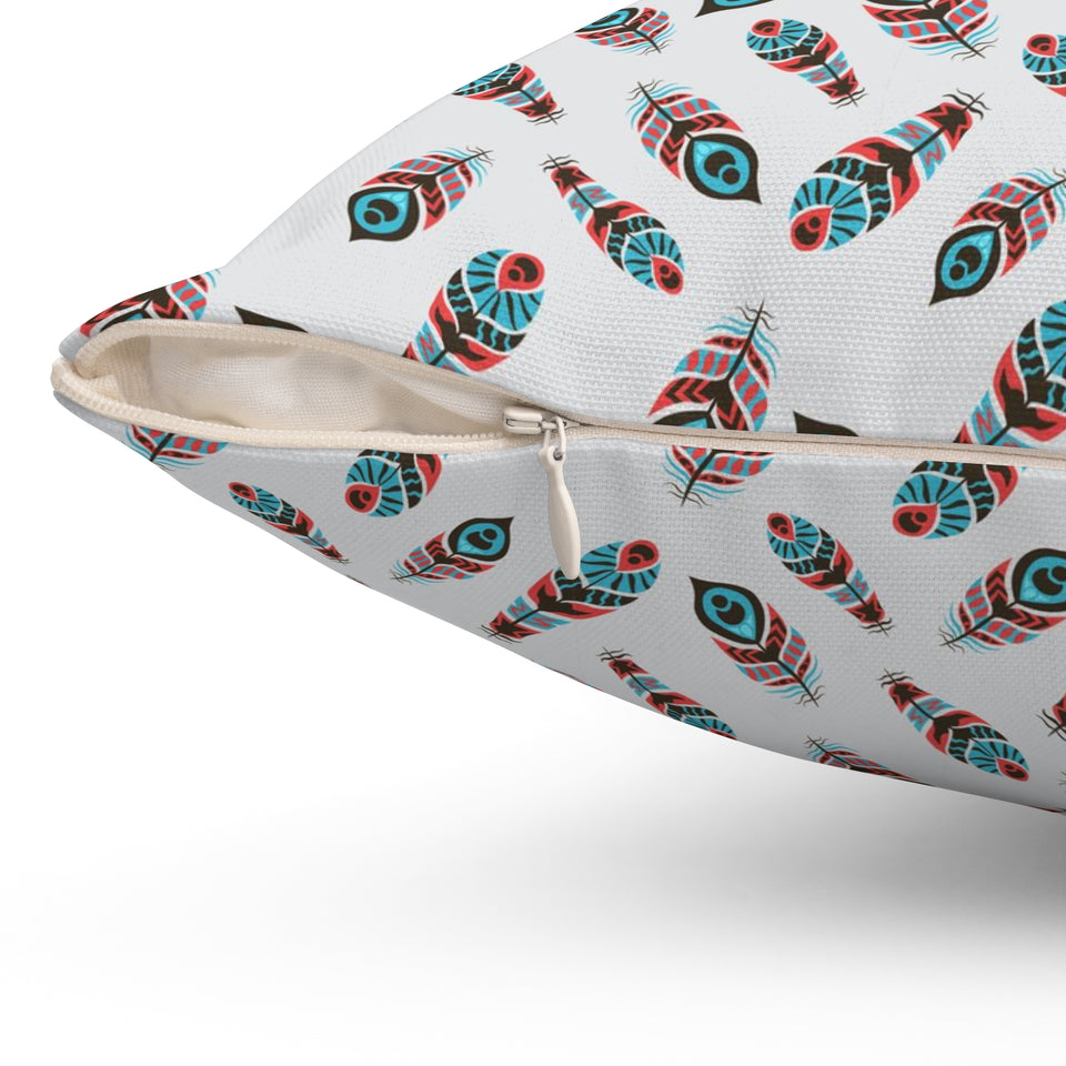 36PCF  Peacock Feather Pillow