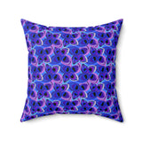 21PCF  Peacock Feather Pillow