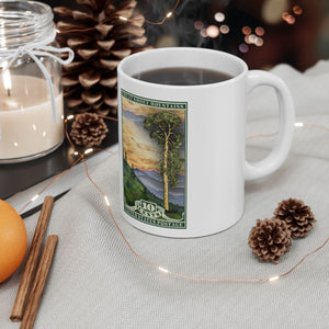 1NPS  Smoky Mountains National Park Stamp Mug