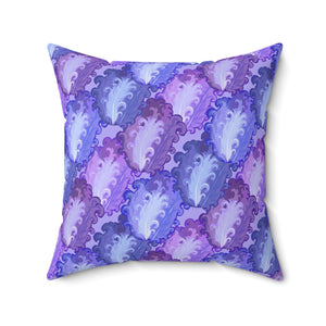 22PCF  Peacock Feather Pillow