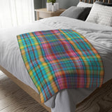 68CB  Colorful Plaid Blanket