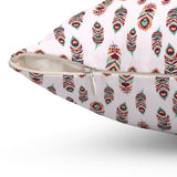 37PCF  Peacock Feather Pillow