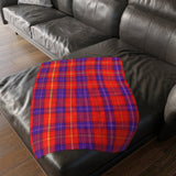 34CB  Colorful Plaid Blanket