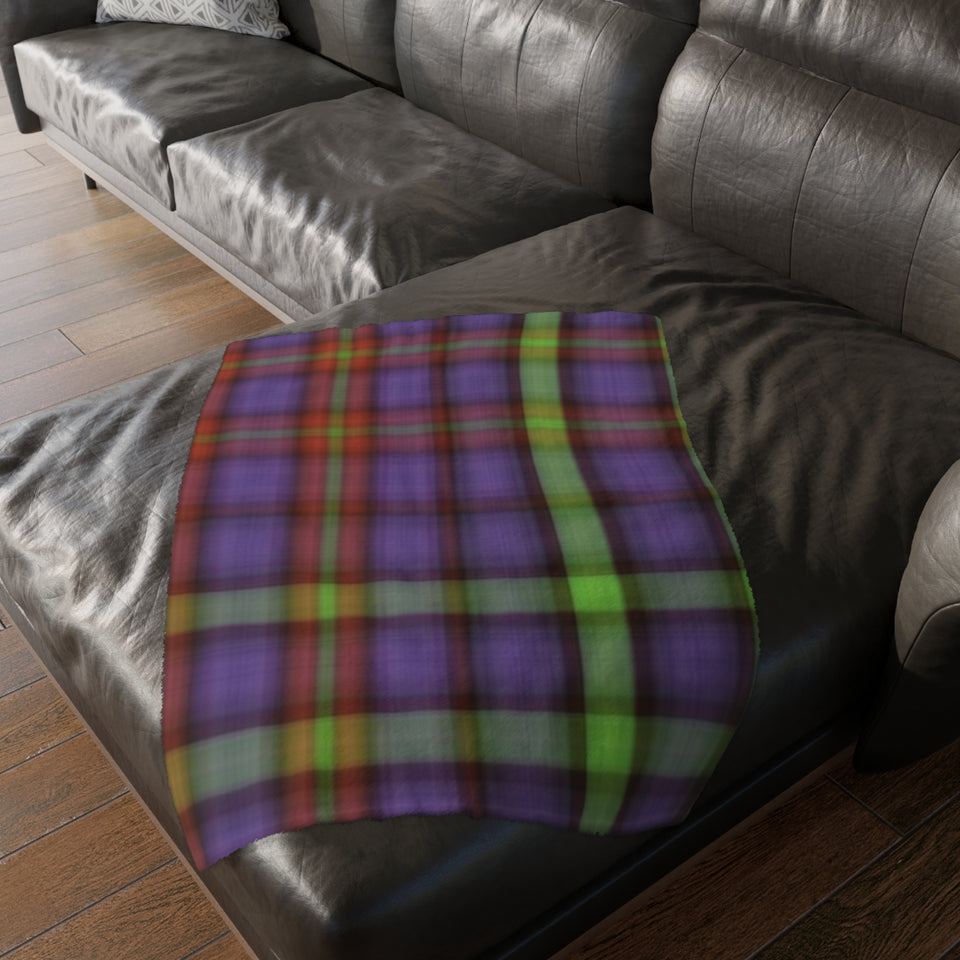 21CB  Colorful Plaid Blanket