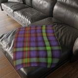 21CB  Colorful Plaid Blanket