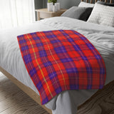 34CB  Colorful Plaid Blanket