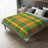 65CB  Colorful Plaid Blanket