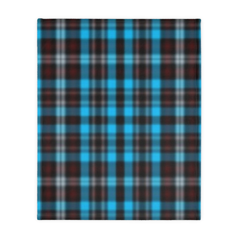 56CB  Colorful Plaid Blanket