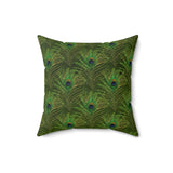 6PCF  Peacock Feather Pillow