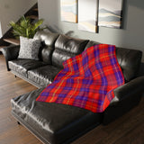34CB  Colorful Plaid Blanket