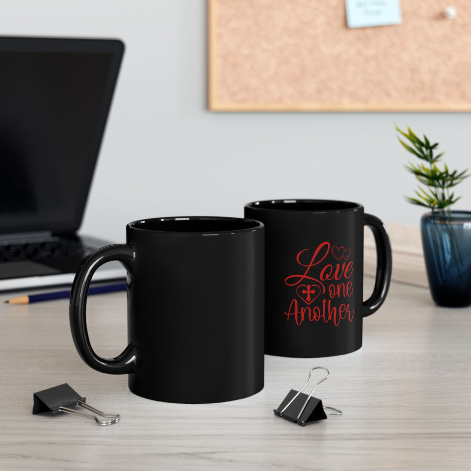 28BM  Black Christian Mug