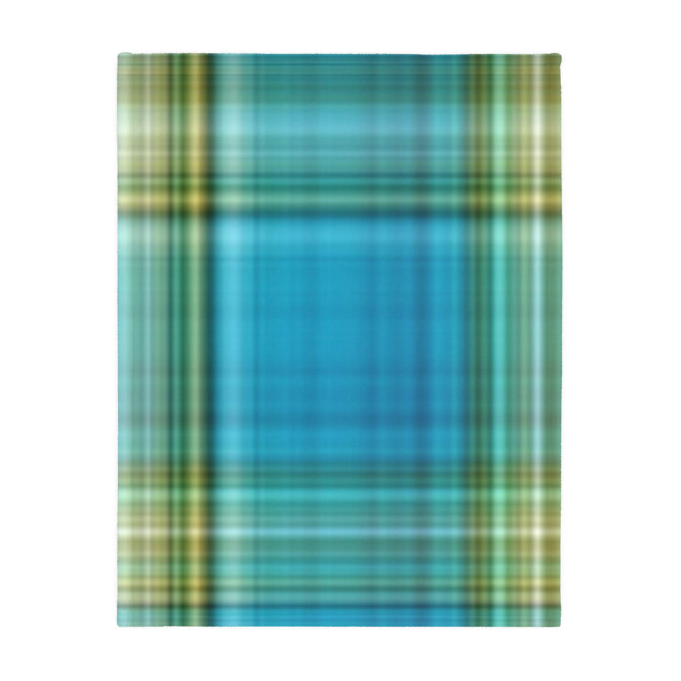 16CB  Colorful Plaid Blanket