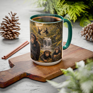 AM54 Chimpanzee Family Rainforest Mug