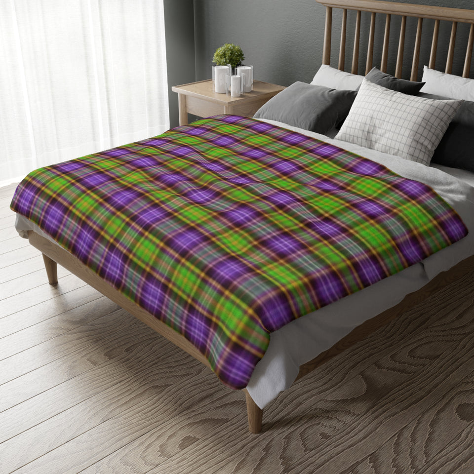 41CB  Colorful Plaid Blanket