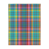 68CB  Colorful Plaid Blanket