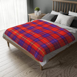 34CB  Colorful Plaid Blanket