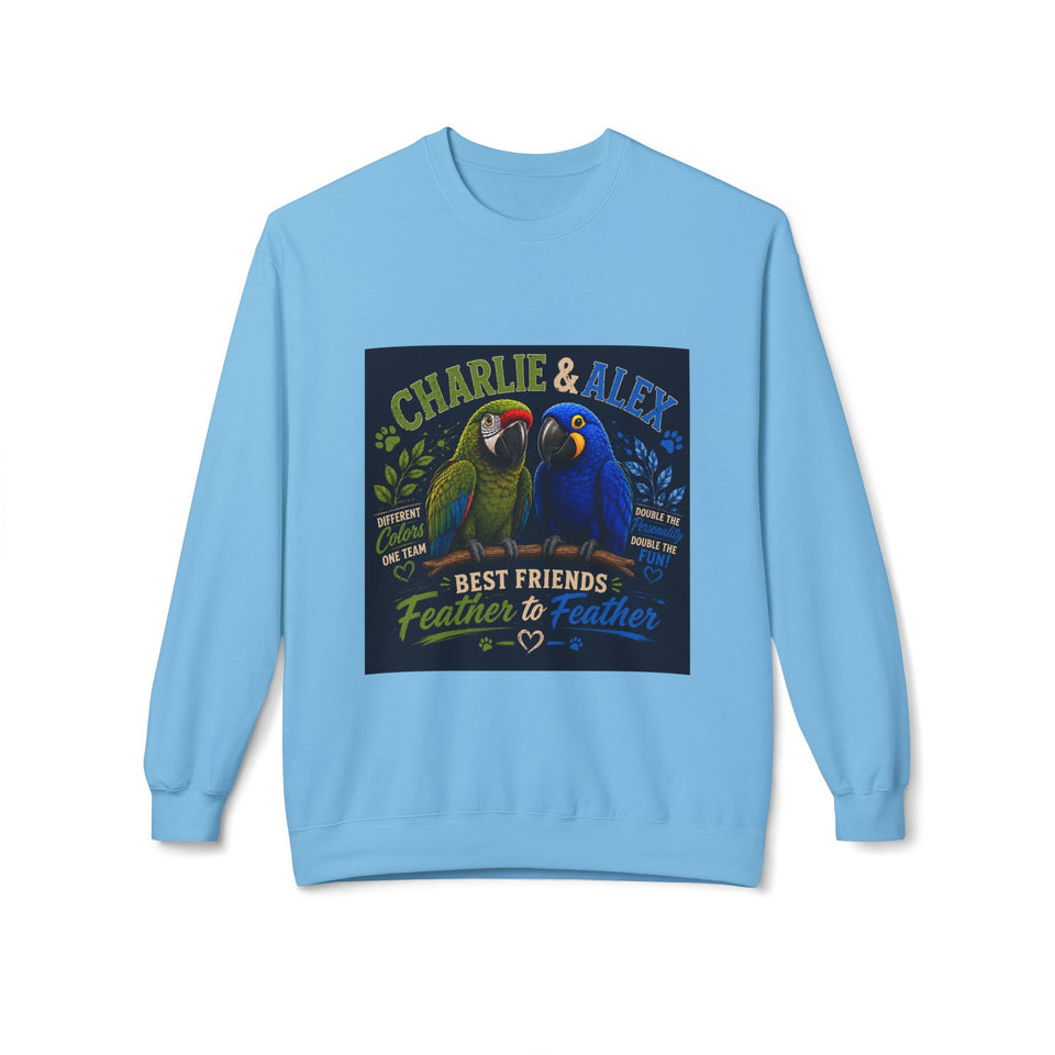 Charlie & Alex “Best Friends – Feather to Feather” Sweatshirt CA15